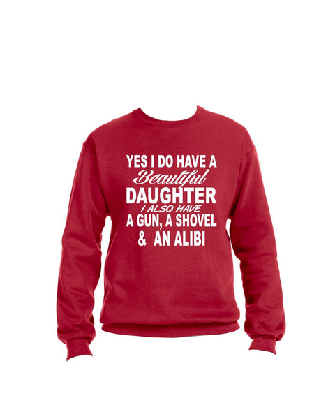 Yes I do have a beautiful daughter men sweatshirt - ALLNTRENDSHOP - 4