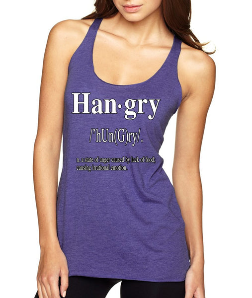Hangry Women's Triblend Tanktop - ALLNTRENDSHOP