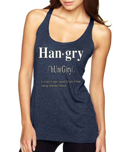 Hangry Women's Triblend Tanktop - ALLNTRENDSHOP
