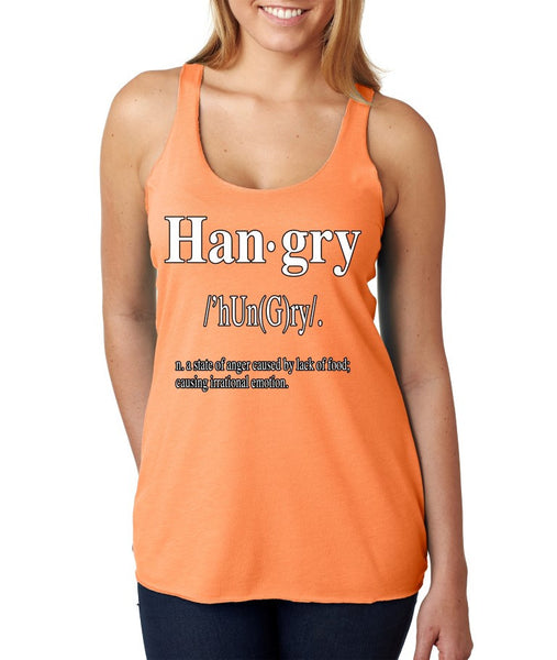 Hangry Women's Triblend Tanktop - ALLNTRENDSHOP