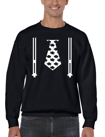 Irish shamrock tie Men Sweatshirt saint patricks day - ALLNTRENDSHOP - 1