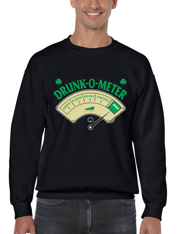 Drunk-O-Meter Men sweatshirt saint patricks day - ALLNTRENDSHOP