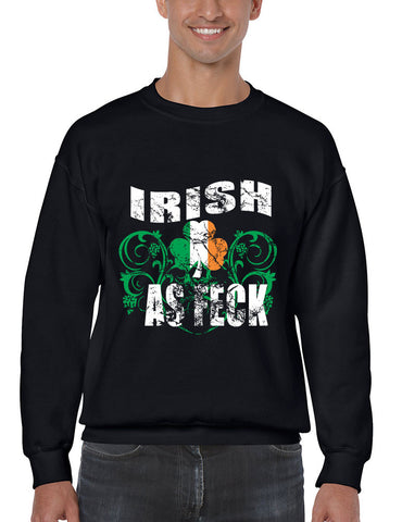 Irish as feck Men sweatshirt saint patricks day - ALLNTRENDSHOP - 1