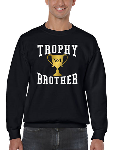 Men's Sweatshirt Trophy Brother Love Family Gift Graphic Top - ALLNTRENDSHOP - 1