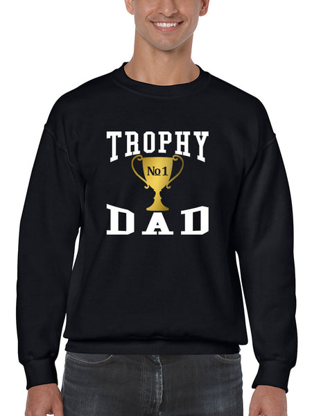 Men's Sweatshirt Trophy Dad Love Father Shirt Daddy Cool Gift - ALLNTRENDSHOP - 6