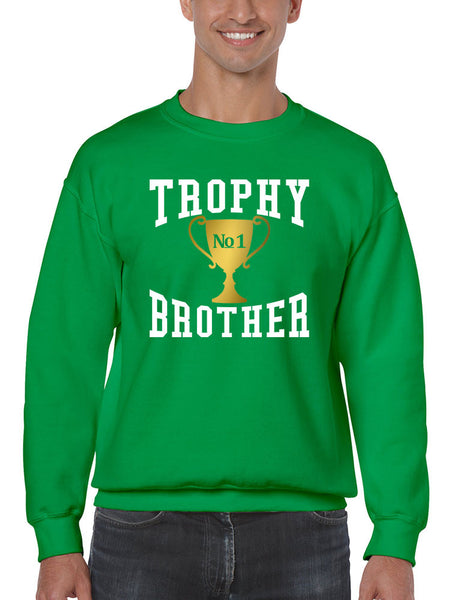 Men's Sweatshirt Trophy Brother Love Family Gift Graphic Top - ALLNTRENDSHOP - 2