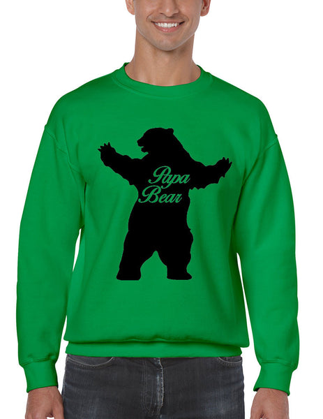 Men's Crewneck Papa Bear Family Top For Dad Father's Day Gift - ALLNTRENDSHOP - 7