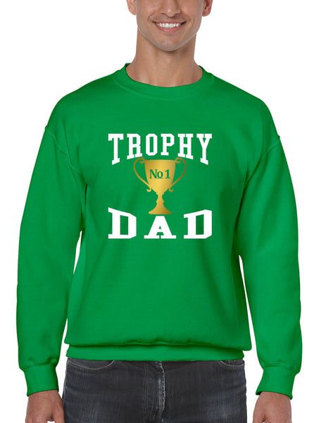 Men's Sweatshirt Trophy Dad Love Father Shirt Daddy Cool Gift - ALLNTRENDSHOP - 5
