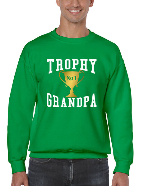 Men's Sweatshirt Trophy Grandpa Cool Xmas Gift Love Family Top - ALLNTRENDSHOP - 2