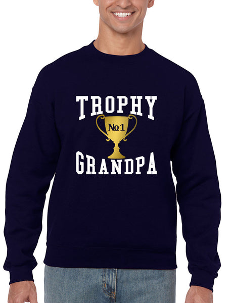 Men's Sweatshirt Trophy Grandpa Cool Xmas Gift Love Family Top - ALLNTRENDSHOP - 3