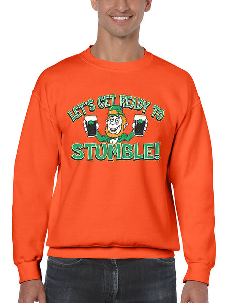 let`s get ready to stumble St patrick men sweatshirt - ALLNTRENDSHOP - 1