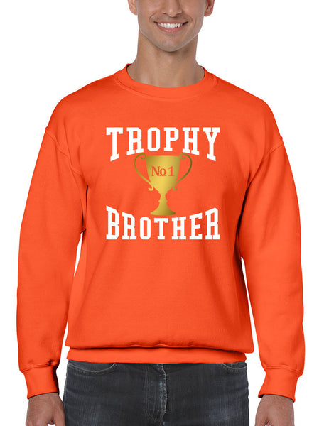 Men's Sweatshirt Trophy Brother Love Family Gift Graphic Top - ALLNTRENDSHOP - 3