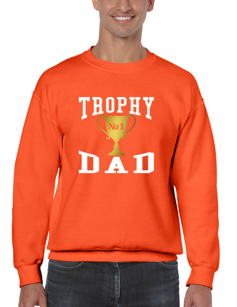 Men's Sweatshirt Trophy Dad Love Father Shirt Daddy Cool Gift - ALLNTRENDSHOP - 4