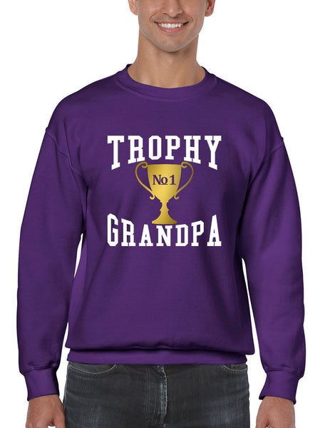 Men's Sweatshirt Trophy Grandpa Cool Xmas Gift Love Family Top - ALLNTRENDSHOP - 4