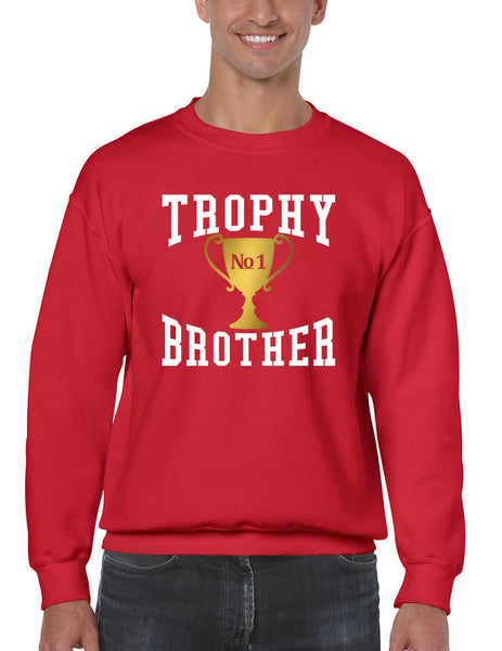 Men's Sweatshirt Trophy Brother Love Family Gift Graphic Top - ALLNTRENDSHOP - 5