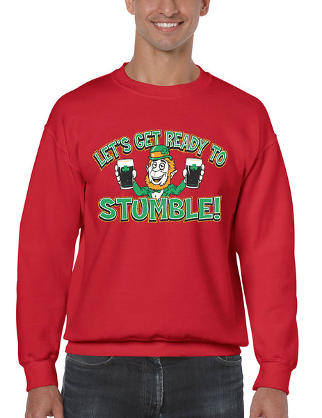 let`s get ready to stumble St patrick men sweatshirt - ALLNTRENDSHOP - 3