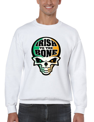 Irish To The Bone Skull men sweatshirt St Patrik - ALLNTRENDSHOP - 1