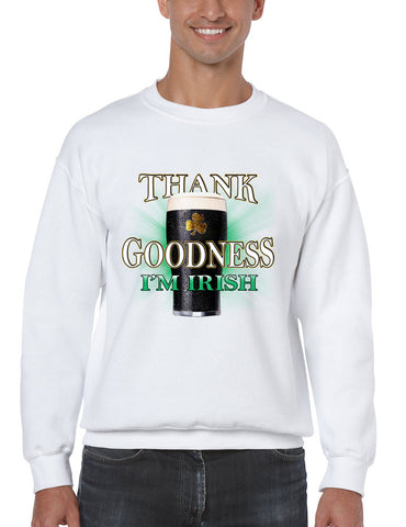 Thank Goodness Im Irish Men sweatshirt - ALLNTRENDSHOP - 1
