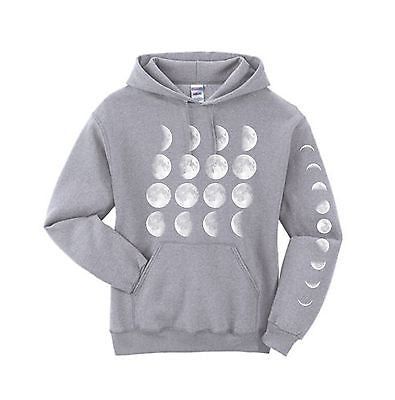 Moon Phases Hooded Sweatshirt - ALLNTRENDSHOP - 2