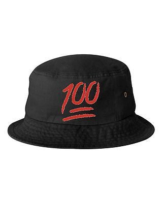 100 Emoji Bucket Cap Hat - ALLNTRENDSHOP