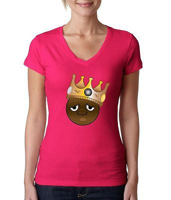 The Notorious B.I.G. Emoji Women's Sporty V shirt - ALLNTRENDSHOP - 5