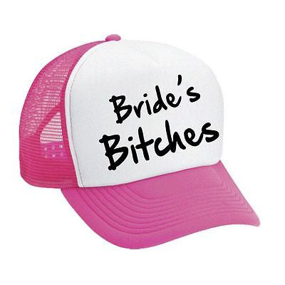 Bride's Bit**es Bachelorette party Dual color Trucker Cap - ALLNTRENDSHOP