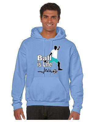 Soccer Ball Is Life Men's Hooded Sweatshirt - ALLNTRENDSHOP - 6