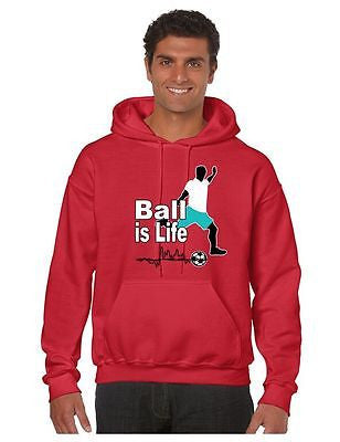 Soccer Ball Is Life Men's Hooded Sweatshirt - ALLNTRENDSHOP - 4