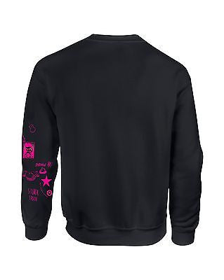 One Direction HARRY STYLES Pink Tattoo Sweatshirt - ALLNTRENDSHOP - 3