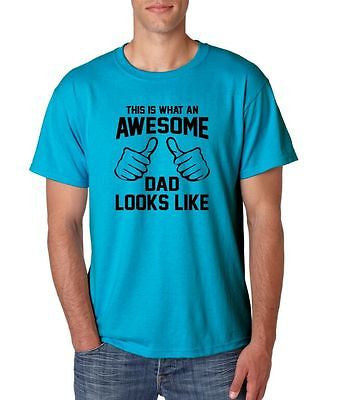 This Is What An Awesome Dad Looks Like Men's T-Shirt - ALLNTRENDSHOP - 3