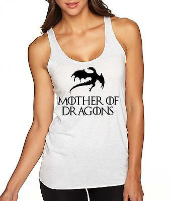 Mother Of Dragon Game Of Thrones Women's Triblend Tanktop - ALLNTRENDSHOP - 1