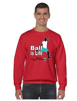 Soccer Ball Is Life Men's Crewneck Sweatshirt - ALLNTRENDSHOP - 4