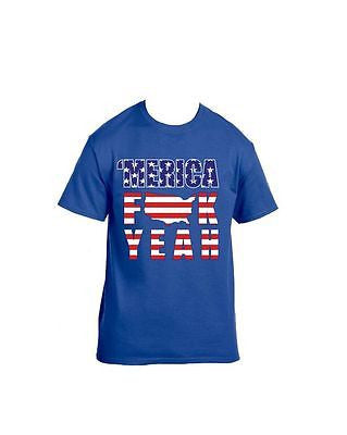 Merica F**k Yeah 4th of July T-Shirt - ALLNTRENDSHOP - 1