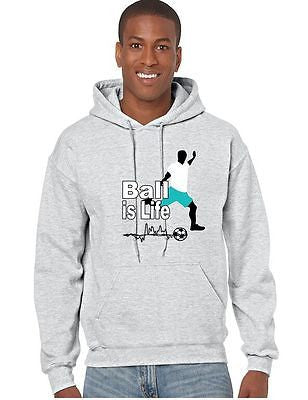 Soccer Ball Is Life Men's Hooded Sweatshirt - ALLNTRENDSHOP - 5