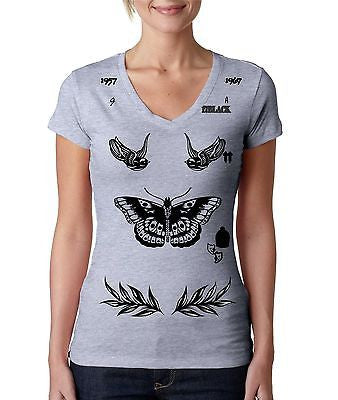 One Direction HARRY STYLES  Women's Sporty V shirt - ALLNTRENDSHOP - 2