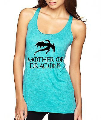 Mother Of Dragon Game Of Thrones Women's Triblend Tanktop - ALLNTRENDSHOP - 5