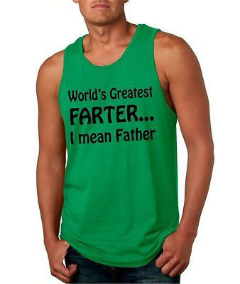 World's Greatest Farter I Mean Father Men's Jersey Tanktop - ALLNTRENDSHOP - 3