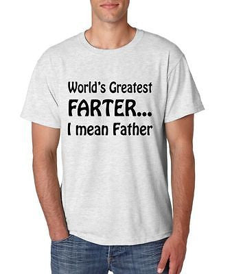 World's Greatest Farter I Mean Father Men's T-Shirt - ALLNTRENDSHOP - 1