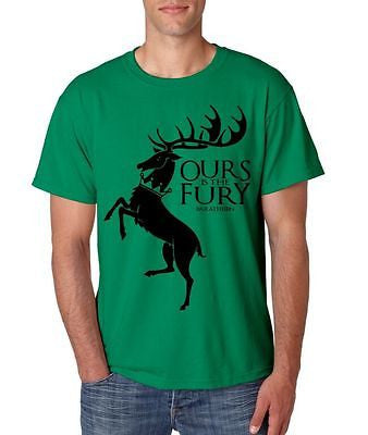 Ours Is The Fury Bararheon Game Of Thrones Men's T-Shirt - ALLNTRENDSHOP - 3