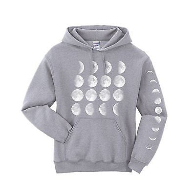 Moon Phases Hooded Sweatshirt - ALLNTRENDSHOP - 2