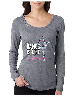 Dance Is Life Aztec Women's Long Sleeve Shirt - ALLNTRENDSHOP