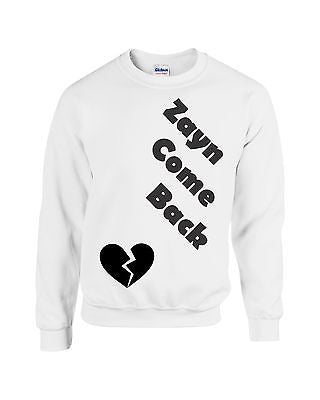 ZAYN MALIK Come Back Love One Direction Sweatshirt - ALLNTRENDSHOP