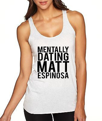 Mentally Dating Matt Espinosa Women's Triblend Tanktop - ALLNTRENDSHOP - 1