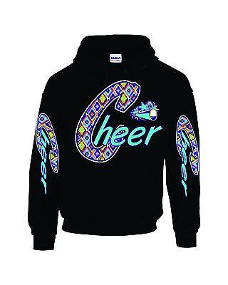 Love Cheer Cheerleader Women's Hooded Sweatshirt - ALLNTRENDSHOP - 2