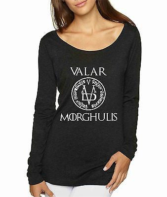 Valar Morghulis Game Of Thrones Women's Long Sleeve Shirt - ALLNTRENDSHOP - 2