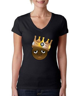 The Notorious B.I.G. Emoji Women's Sporty V shirt - ALLNTRENDSHOP - 2