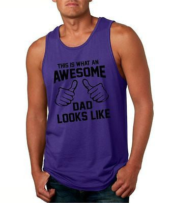 This Is What An Awesome Dad Looks Like Men's Jersey Tanktop - ALLNTRENDSHOP - 2