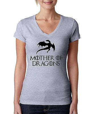 Mother Of Dragon Game Of Thrones Women's Sporty V Shirt - ALLNTRENDSHOP - 3