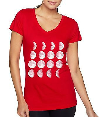 Moon Phase Women's Sporty V Shirt - ALLNTRENDSHOP - 5