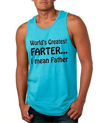 World's Greatest Farter I Mean Father Men's Jersey Tanktop - ALLNTRENDSHOP - 1